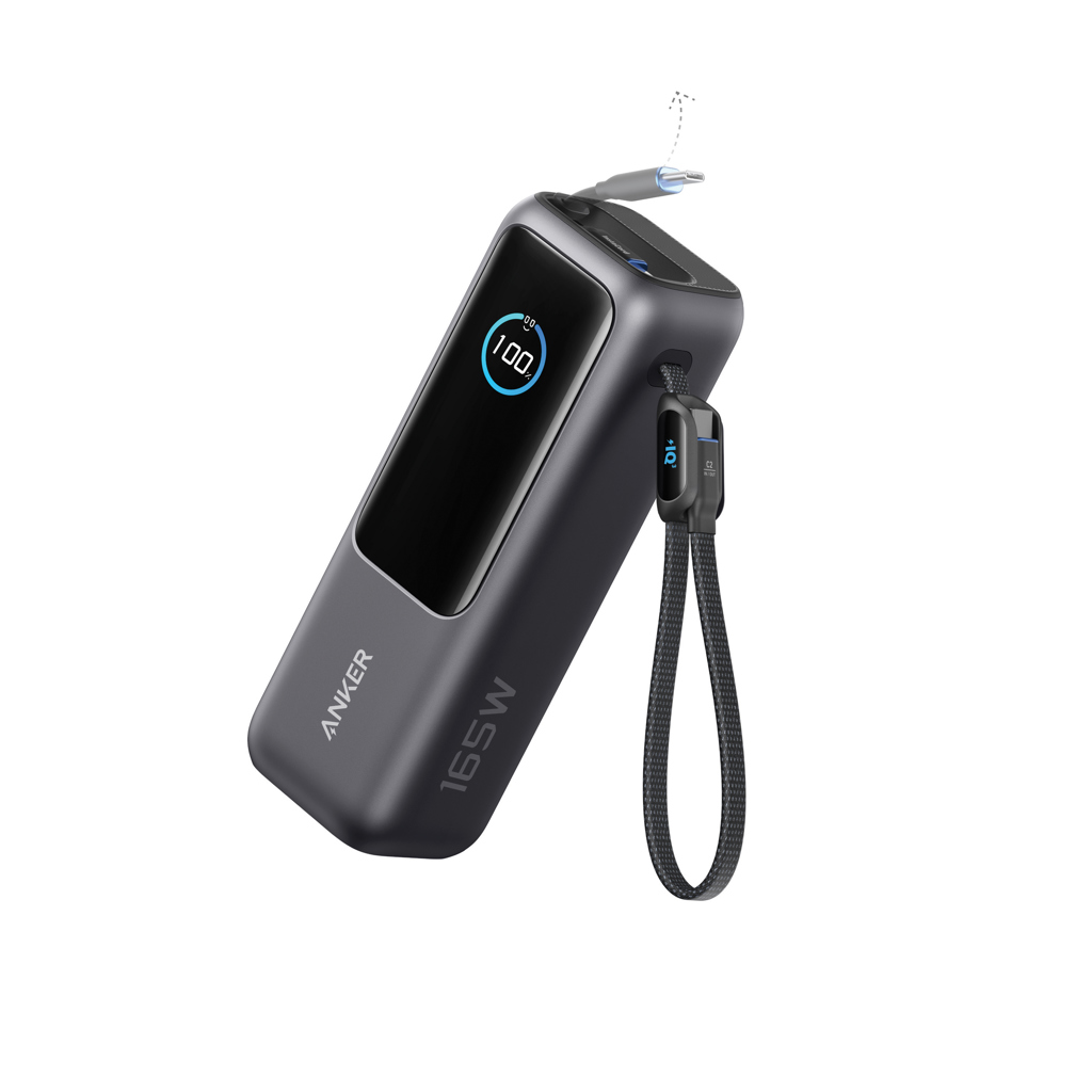 Batterie externe publicitaire 25.000 mAh charge rapide Anker 165 W_Gris