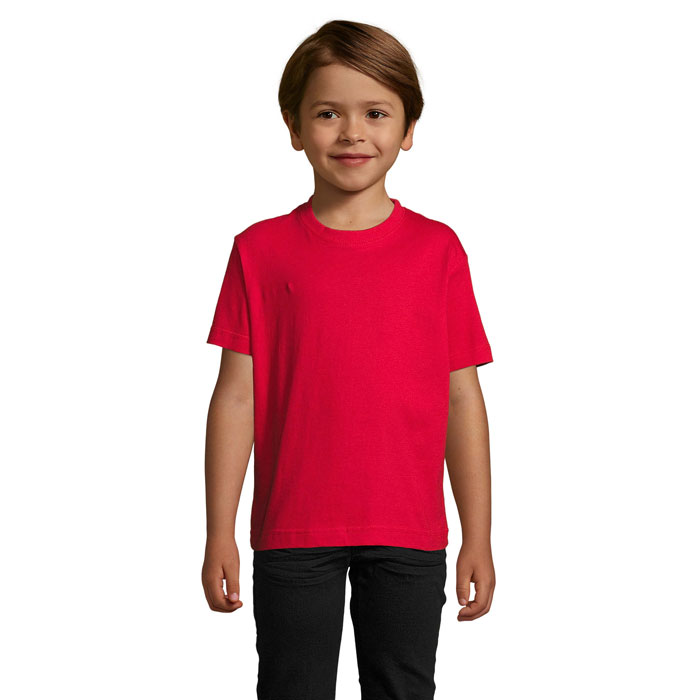 T-shirt enfant en coton certifié Imperial 190 g_Rouge