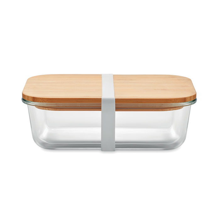 Lunch box en verre et bambou Tundra 800 mL_Transparent