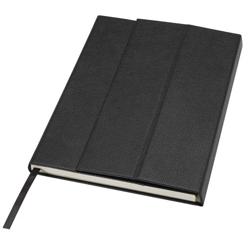 Carnet A5 en PU recyclé et papier certifié Alejandra _Noir