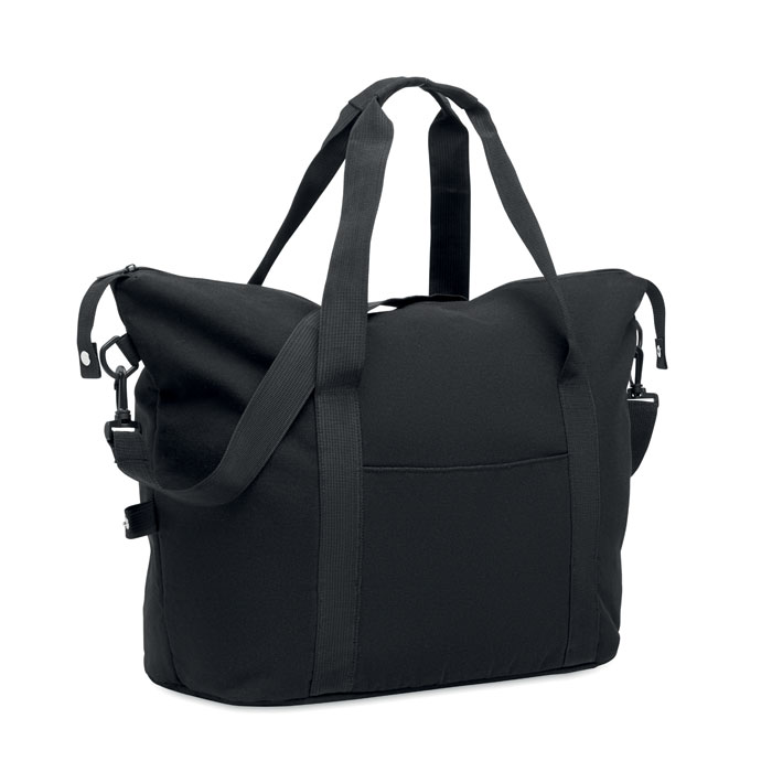 Sac week-end en toile recyclée Koper Tote_Noir