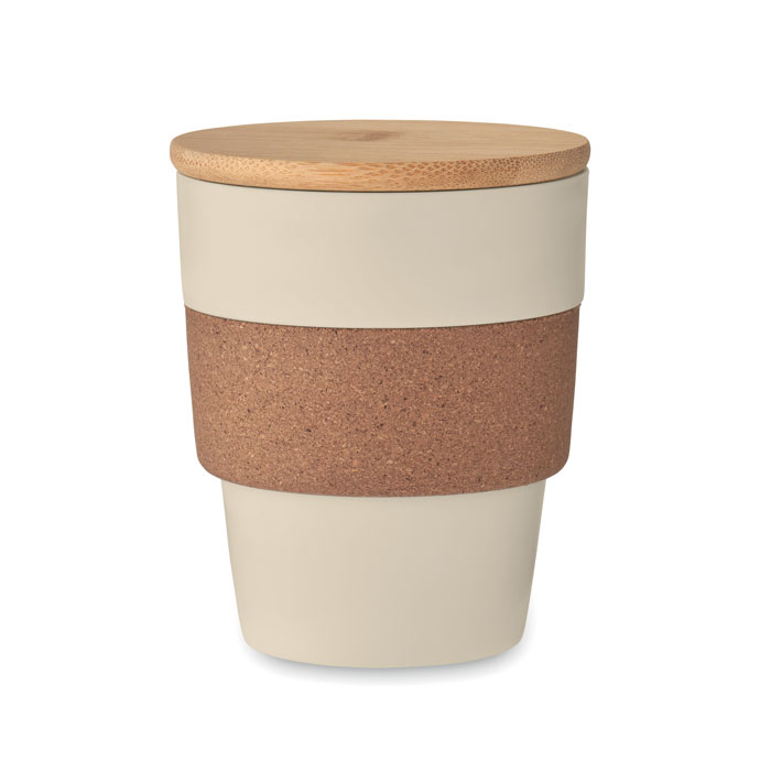 Gobelet en liège et bambou Galao 300 mL_Beige