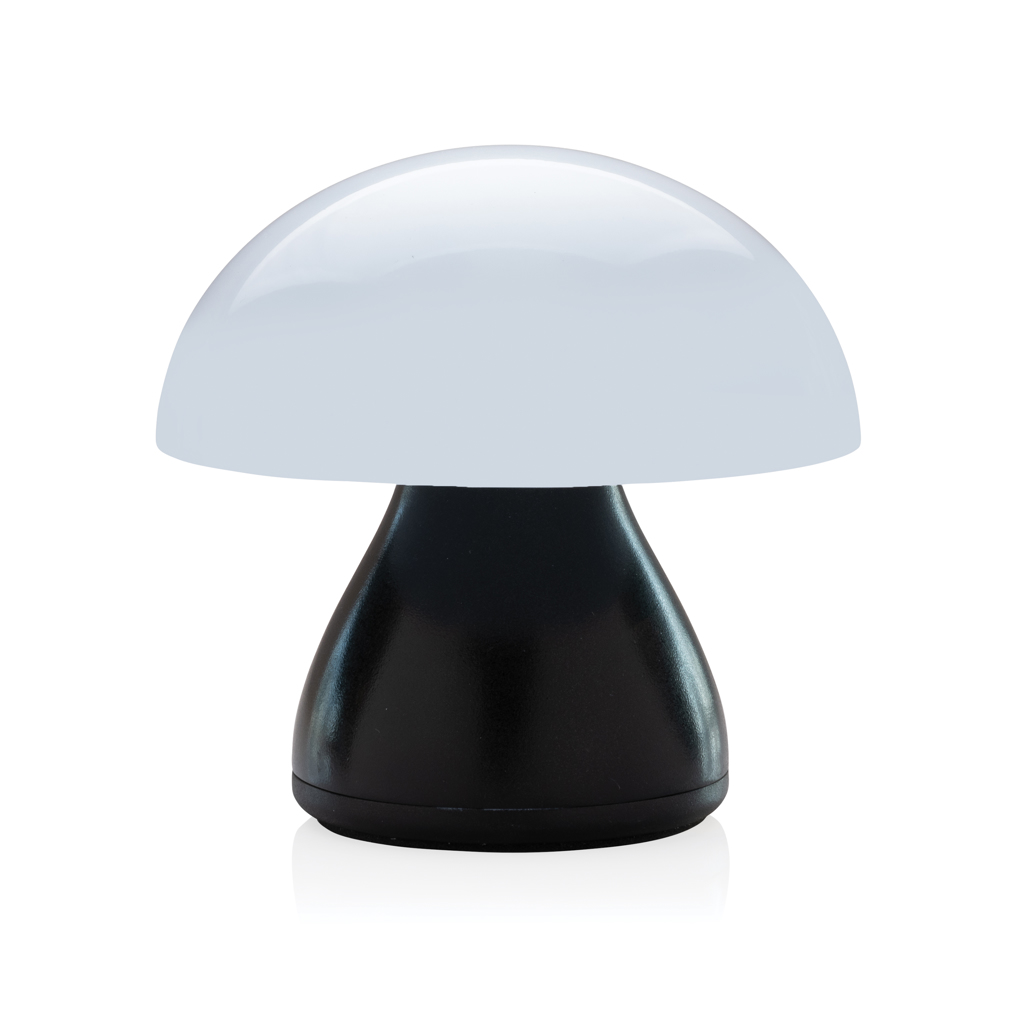 Lampe de bureau rechargeable en plastique et aluminium recyclés Luming_Noir
