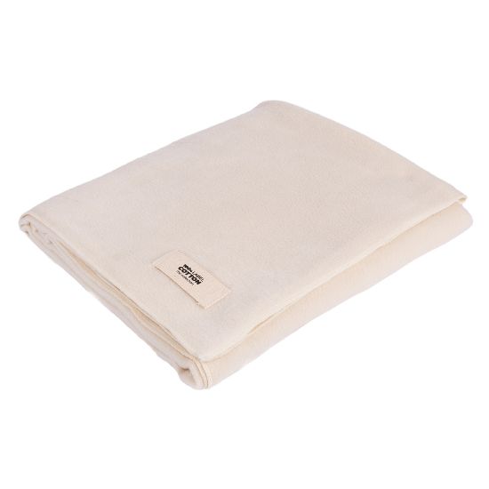 Couverture en polyester recyclé certifié Tamaiti 180 g_Blanc