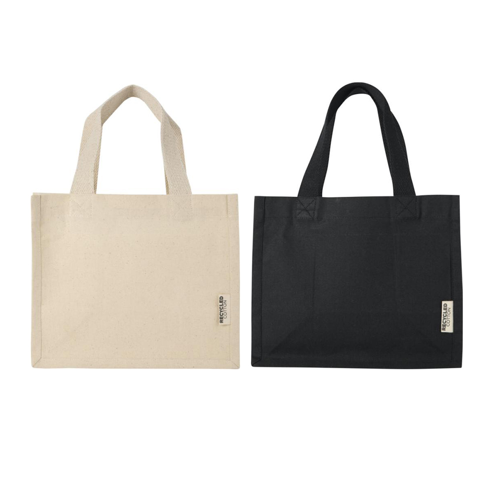 Mini sac shopping personnalisé en coton recyclé Odessa 220 g_05