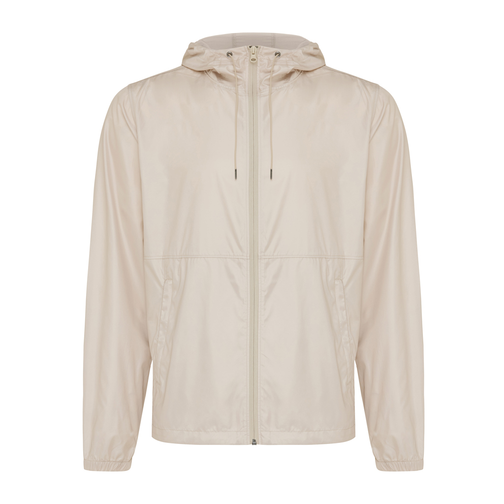 Veste légère unisexe en polyester recyclé certifié Iqoniq Logan_Beige