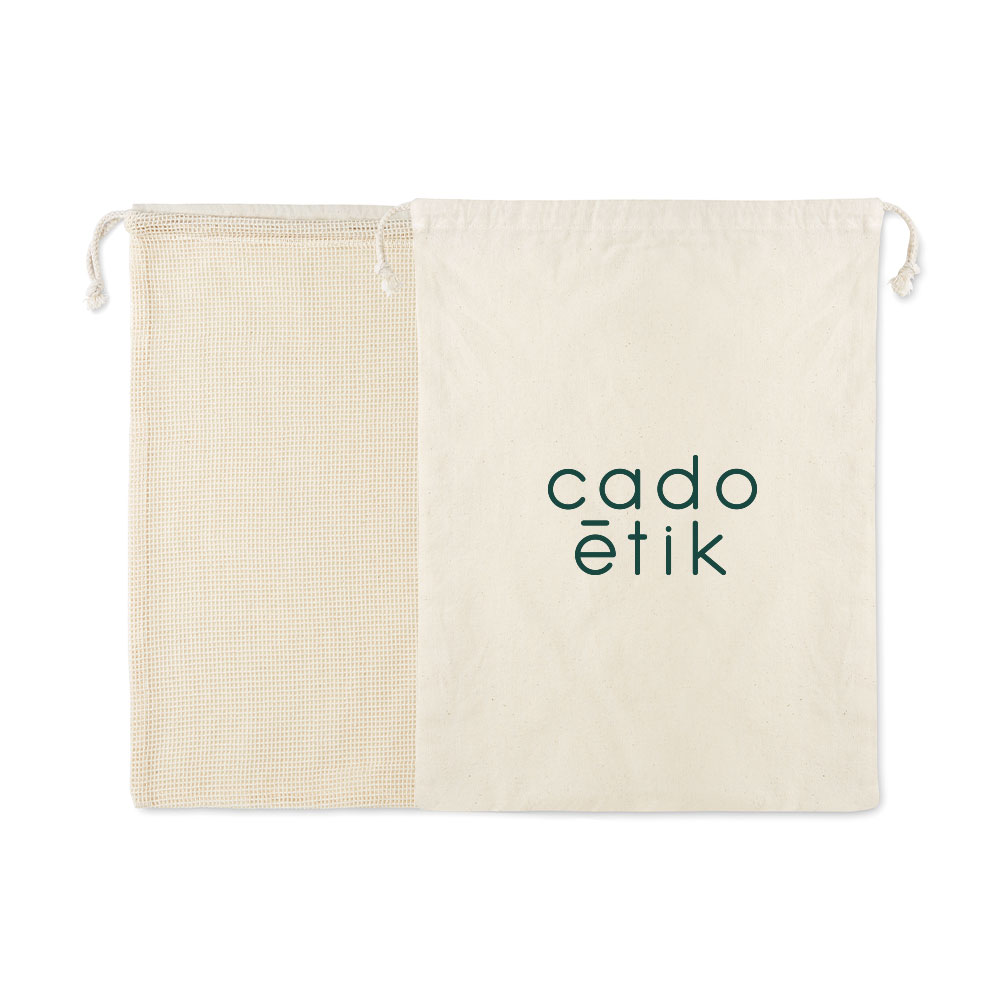 Sac filet à vrac en coton 30x40 cm Veggie_01
