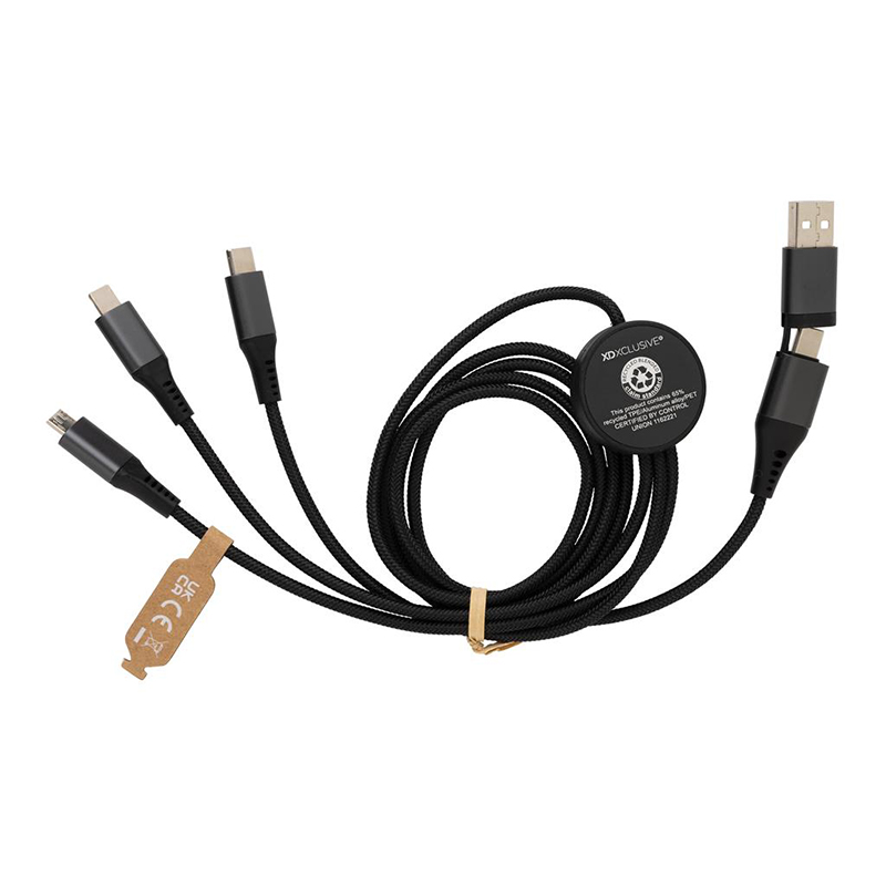 Câble de charge rapide en aluminium recyclé certifié 6-en-1 Terra 120 cm_02