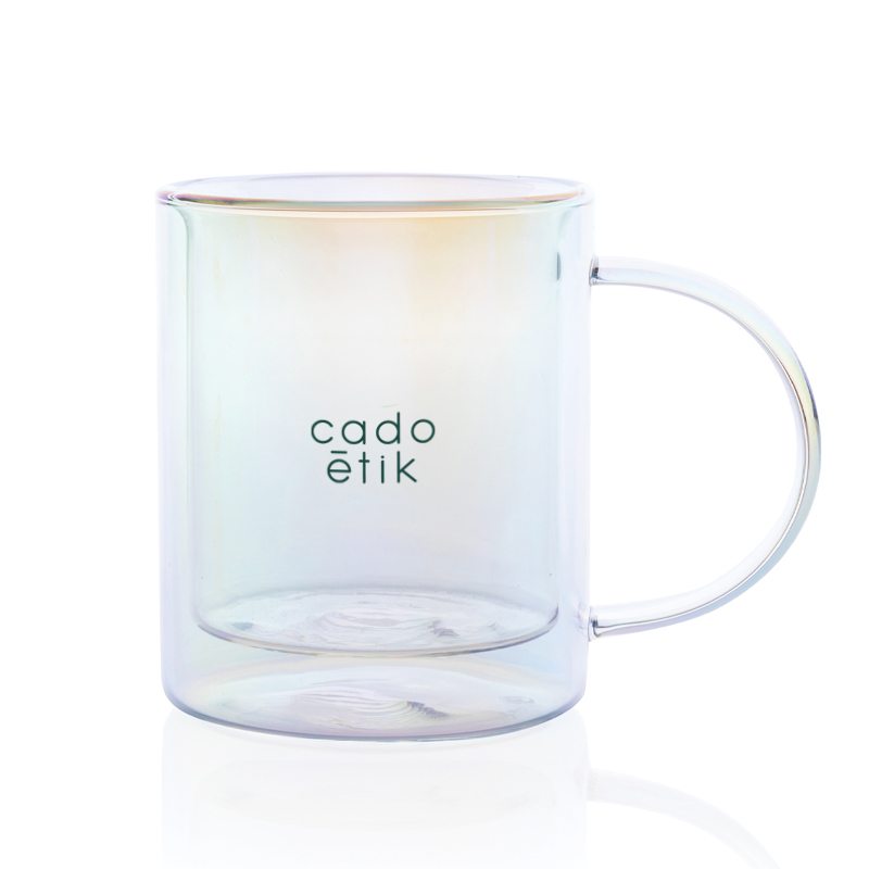 Mug publicitaire entreprise double paroi en verre330 mL_1