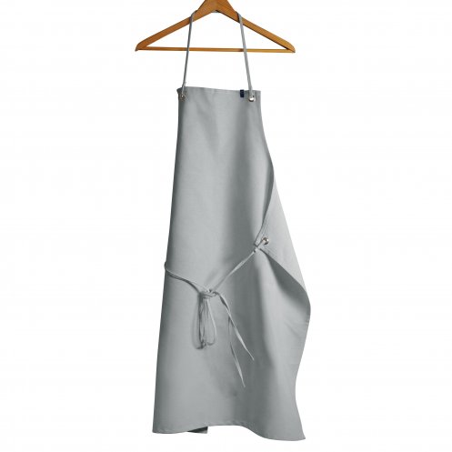 Tablier en coton bio certifié Eurocook 220 g_Gris