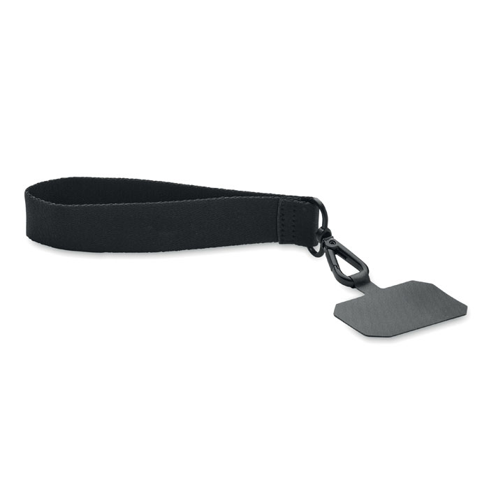 Dragonne universelle pour téléphone Céleste_Noir