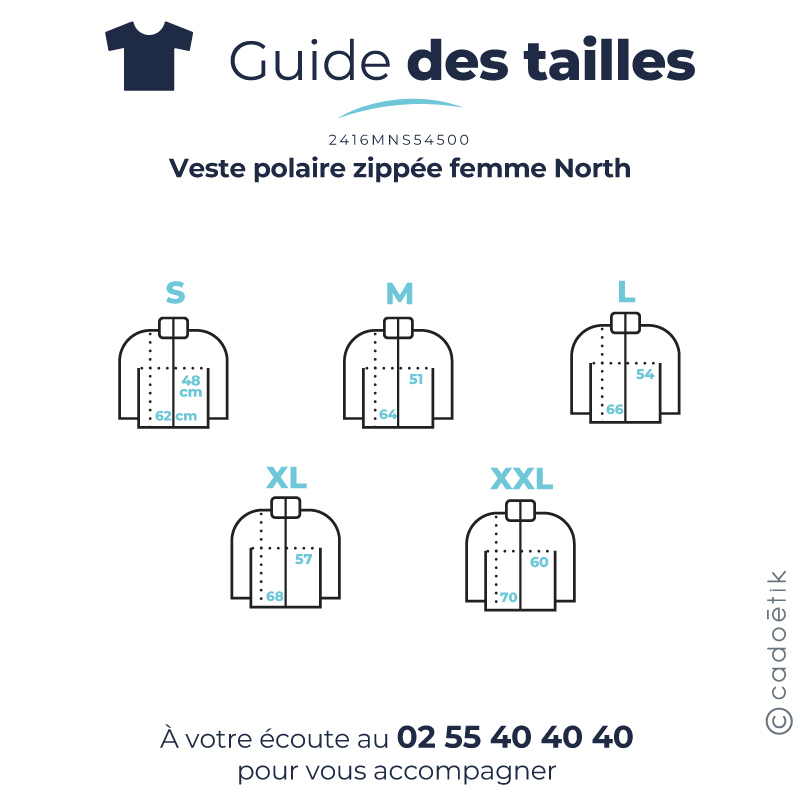 Veste polaire zippée femme en polyester certifié North 300 g_06
