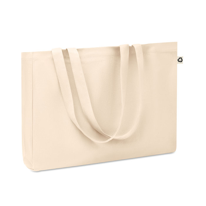Sac shopping en toile recyclée Respect 280 g_Beige