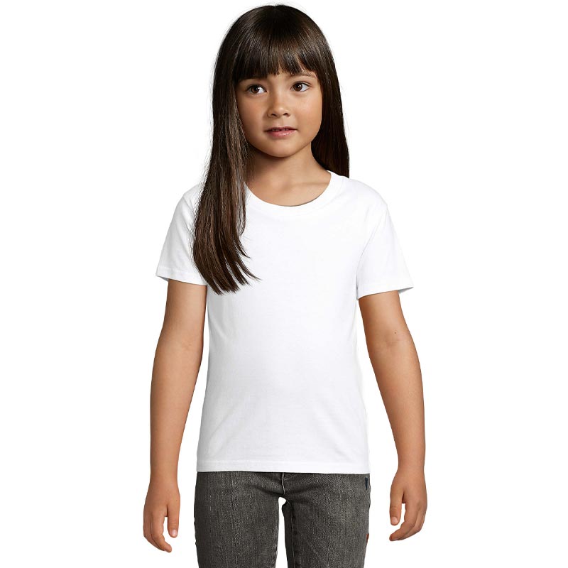 T-shirt publicitaire en coton bio pour enfant Pioneer - Textile publicitaire bio