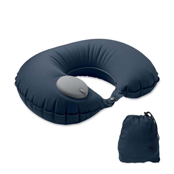 Coussin de voyage gonflable Heddow_Bleu