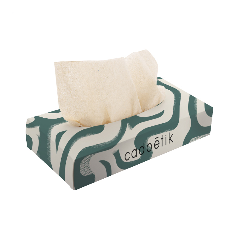 Boîte de mouchoirs publicitaire en papier recyclé sur-mesure CreaSneeze_01