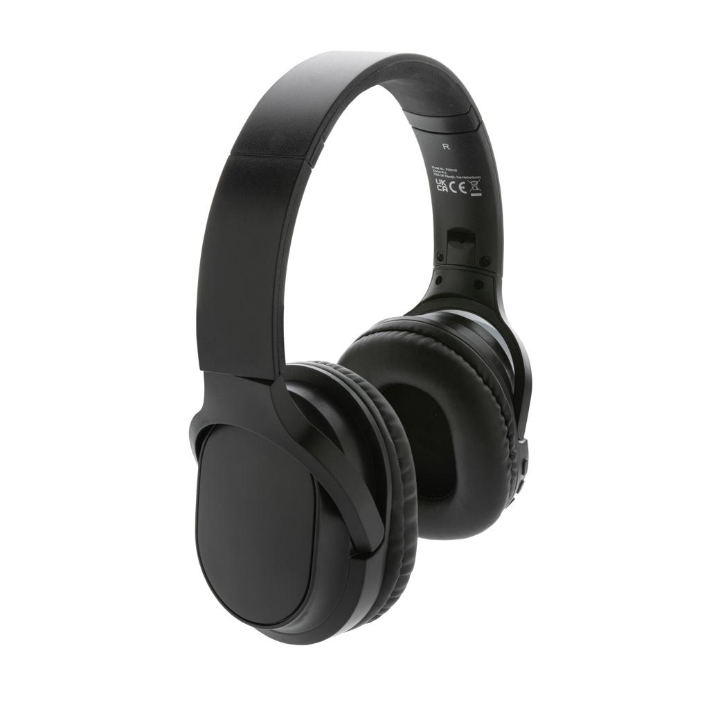 Casque audio sans fil en plastique recyclé certifié Elite_Noir