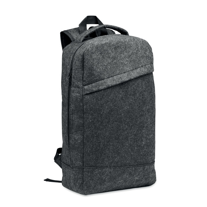 Sac à dos ordinateur 13" en feutre rPET Llana_Gris pierre