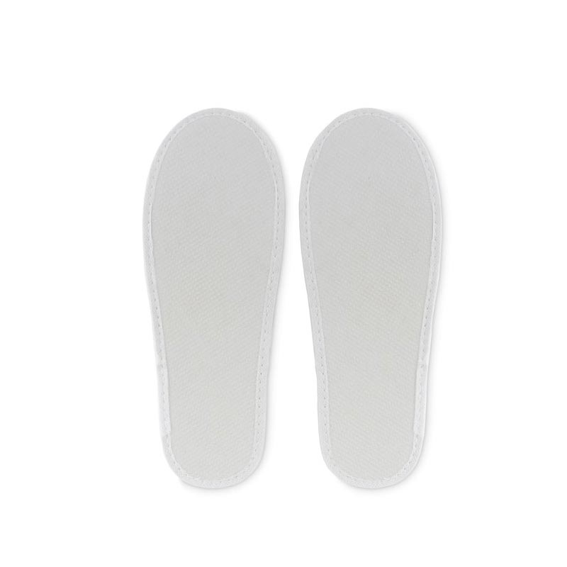 Chaussons publicitaires Flip Flap - avec votre logo - blanc