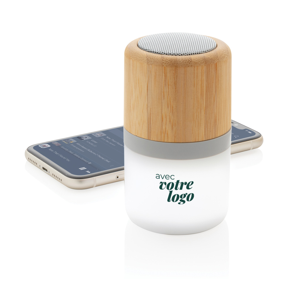 Enceinte nomade publicitaire en bambou Chroma 3W_02