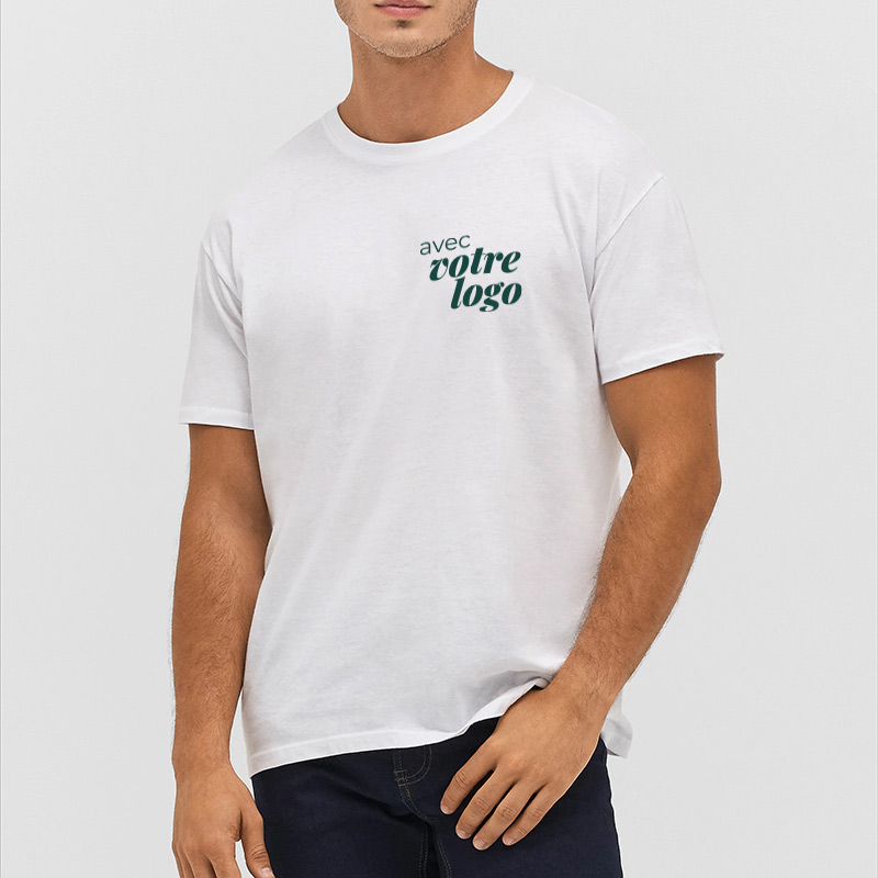 T-shirt publicitaire unisexe en coton certifié Titan 150 g_00