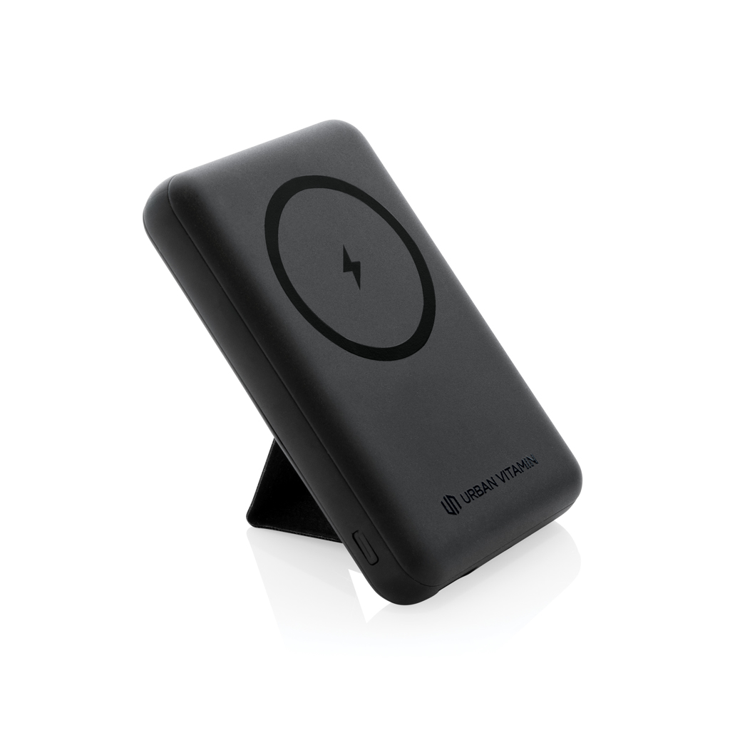 Batterie externe à induction Urban V Los Altos 5000 mAh_Noir