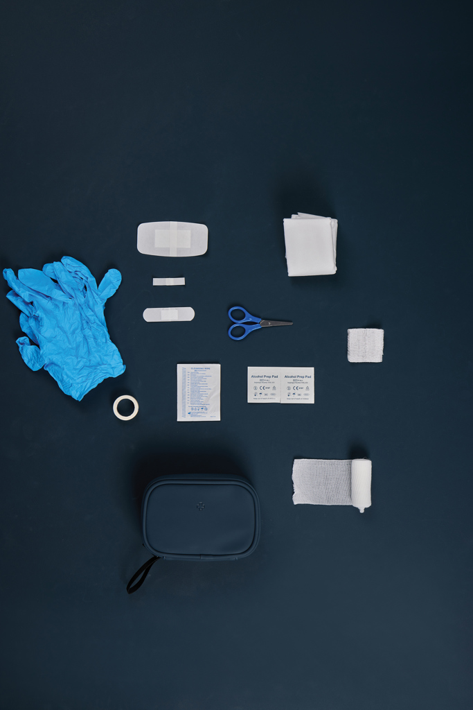 Trousse de secours en polyester recyclé certifié Vinga Baltimore_03