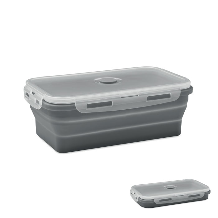 Lunch box pliable Kolapso 1200 mL_Gris pierre