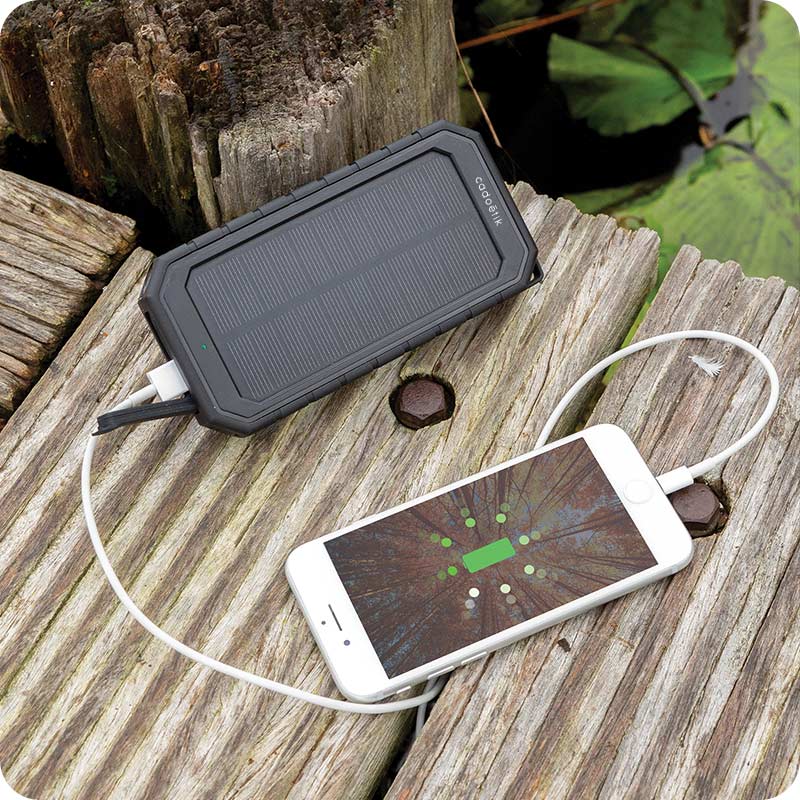 Chargeur solaire en plastique recyclé certifié Solastra 10 000 mAh_00