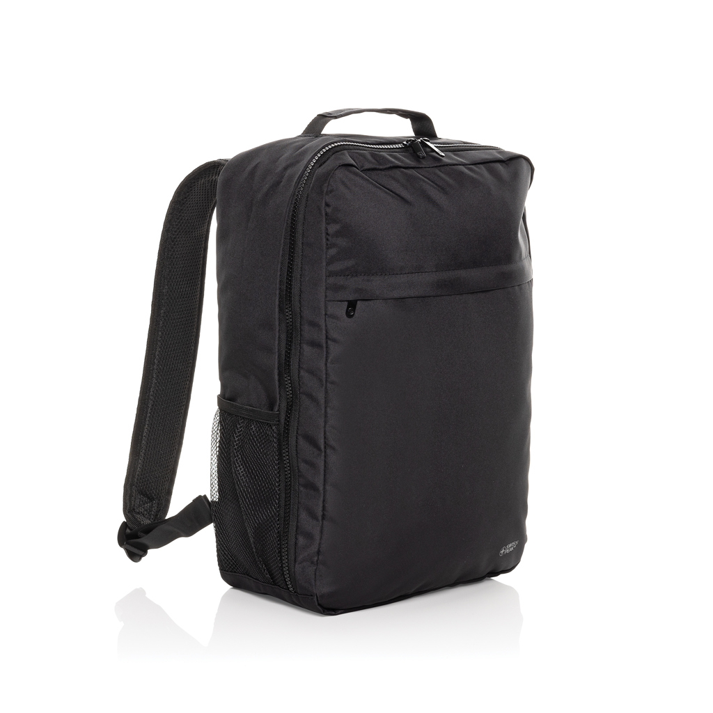 Sac à dos ordinateur 15,6" en polyester recyclé Swiss Peak Essential_Noir