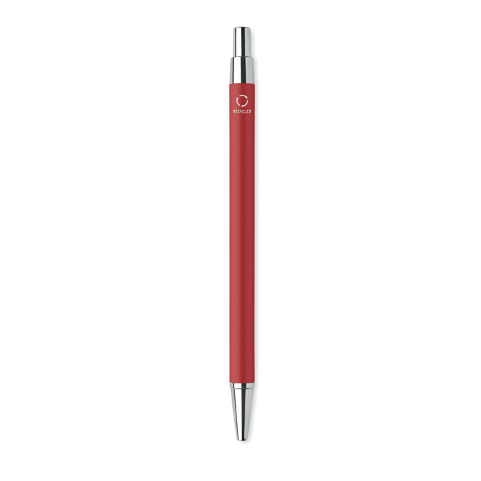 Stylo bille en aluminium recyclé Dana_Rouge