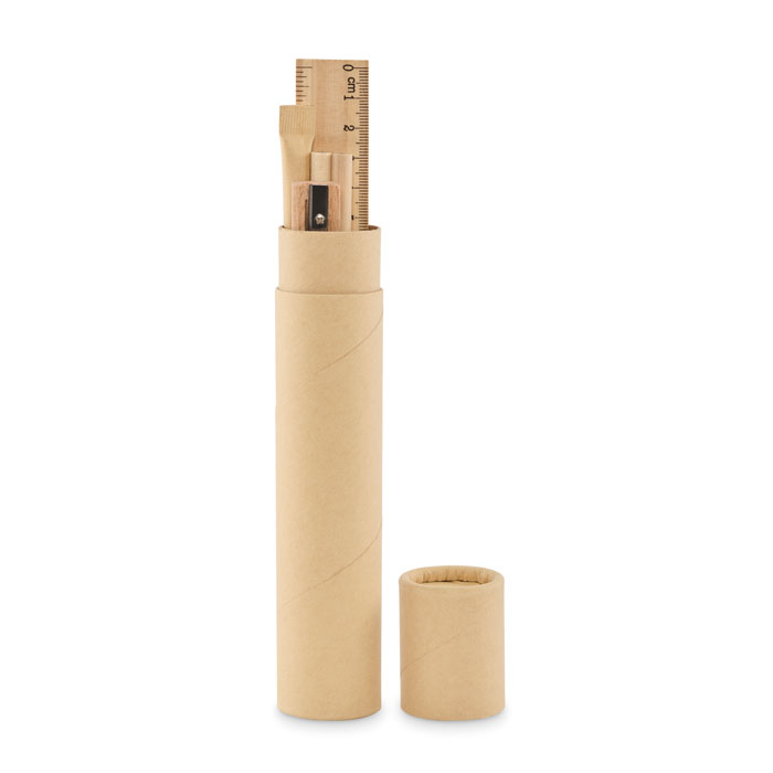 Set d'écriture dans un tube en papier recyclé Meju_03