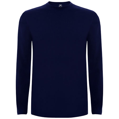 T-shirt publicitaire homme à manches longues en coton Extreme 160 g_Bleu marine