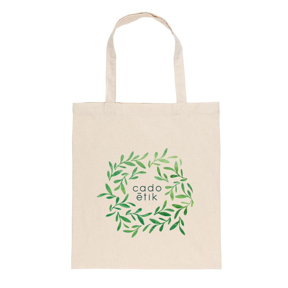 Goodies écologiques - Tote bag publicitaire coton recyclé Impact Aware™ 145 g 1