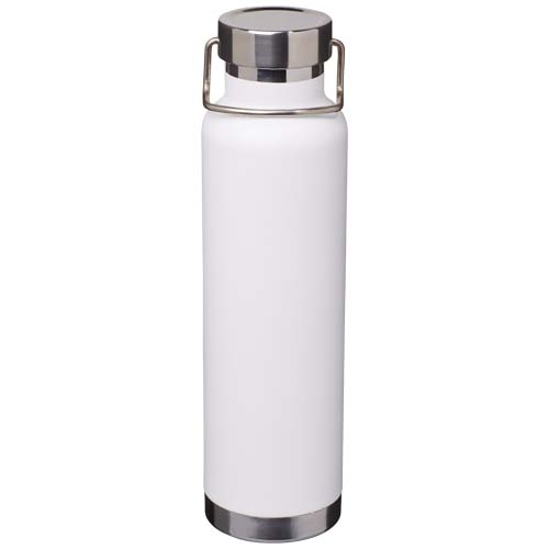 Bouteille isotherme en inox recyclé certifié Astra 650 mL_Blanc