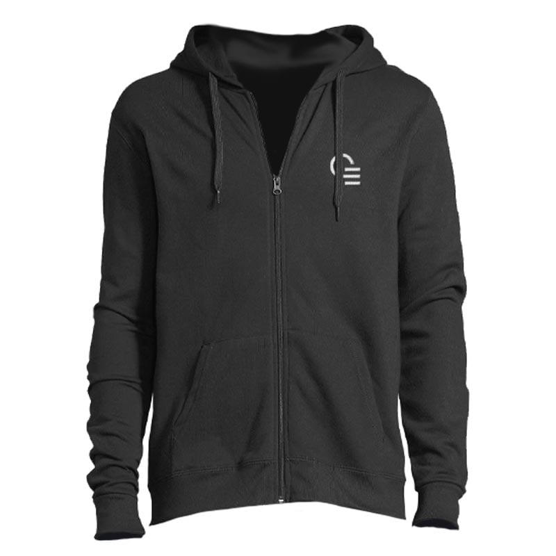 Sweat publicitaire zippé à capuche Stone