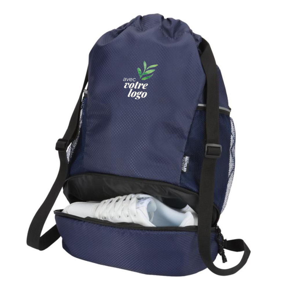 Sac de sport personnalisé à cordon en polyester recyclé Nomad 18 L_03