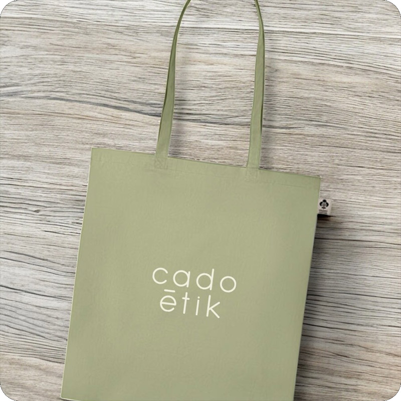 Tote bag en coton bio Zimde Colour 140 g_0