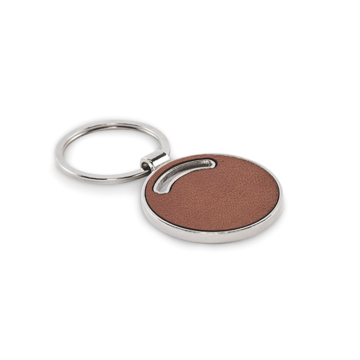 Porte-clés en métal et PU recyclé Lircle_01