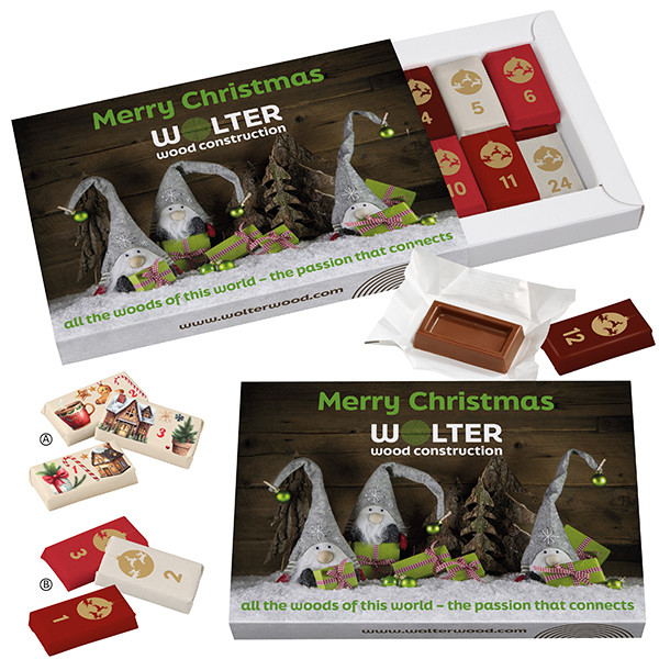 Calendrier de l'Avent dans un coffret coulissant Napolitain 110 g_01
