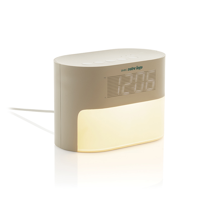 Réveil à bruit blanc en plastique recyclé certifié Lumarise_03