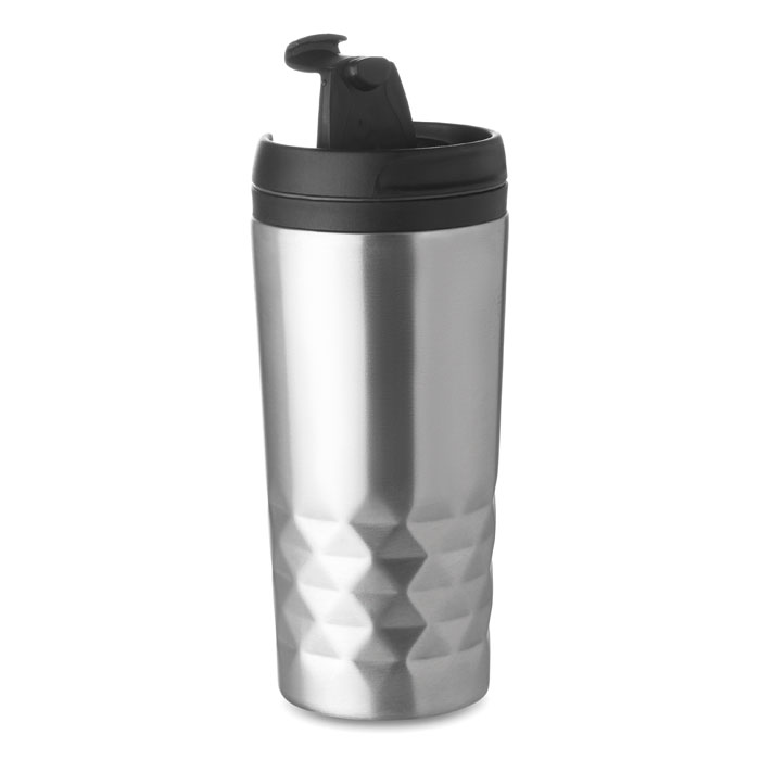 Mug isotherme en acier Tampas 280 mL_Argent mat