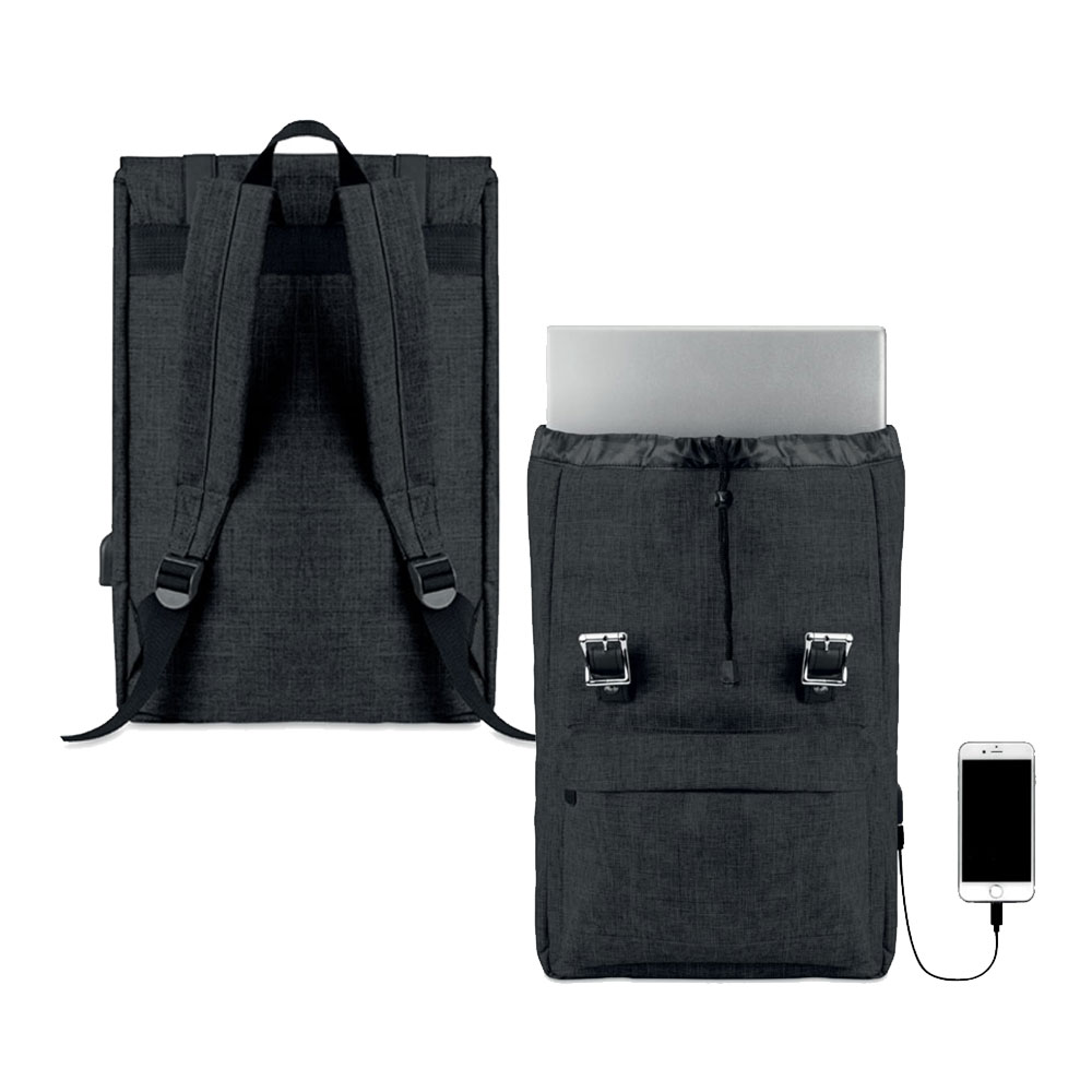 Sac à dos ordinateur 15" avec port USB Riga_03