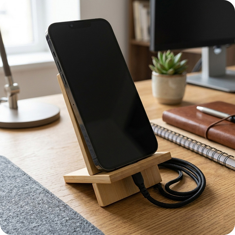 Support de téléphone personnalisé en bambou Stanley_05