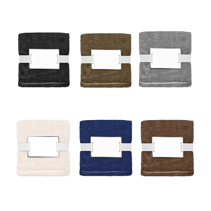 Plaid polaire en polyester recyclé rPET Logan 280 g_02