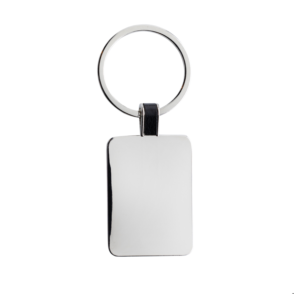 Porte-clés en zinc recyclé certifié Clakeri_Argent