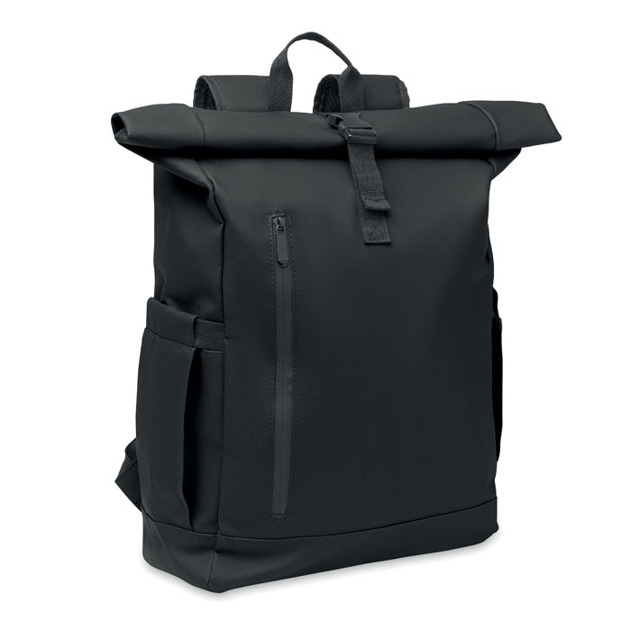 Sac à dos pour ordinateur rolltop en polyester recyclé rPET Bangkok Roll _01