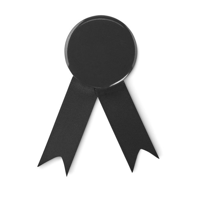 Badge ruban Lazo_Noir