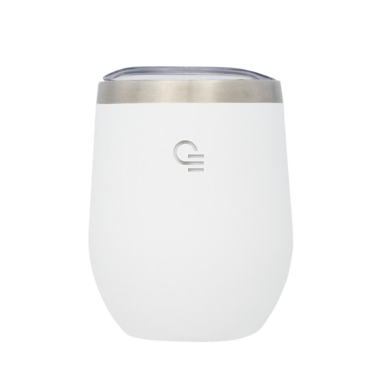 Mug isotherme publicitaire Corzo 350 mL - Coloris blanc