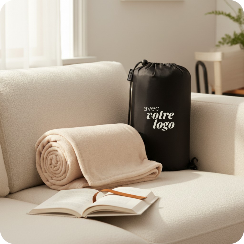 Couverture polaire en polyester recyclé rPET Musala 120x150cm 180g_07